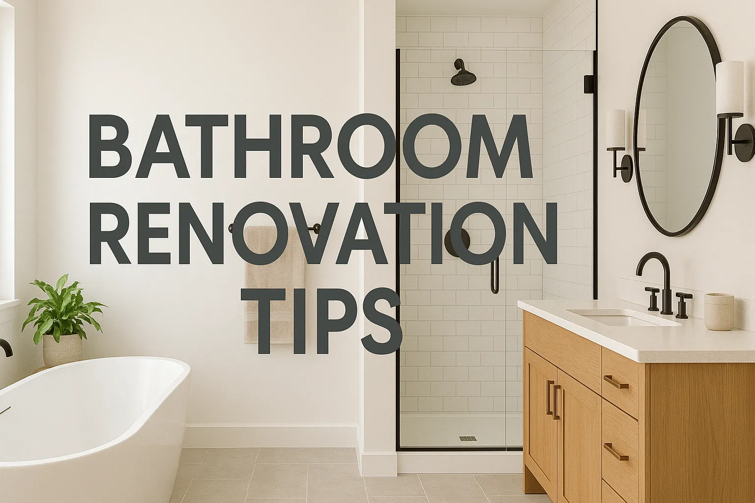 Essential Bathroom Renovation Tips for First-Time DIYers